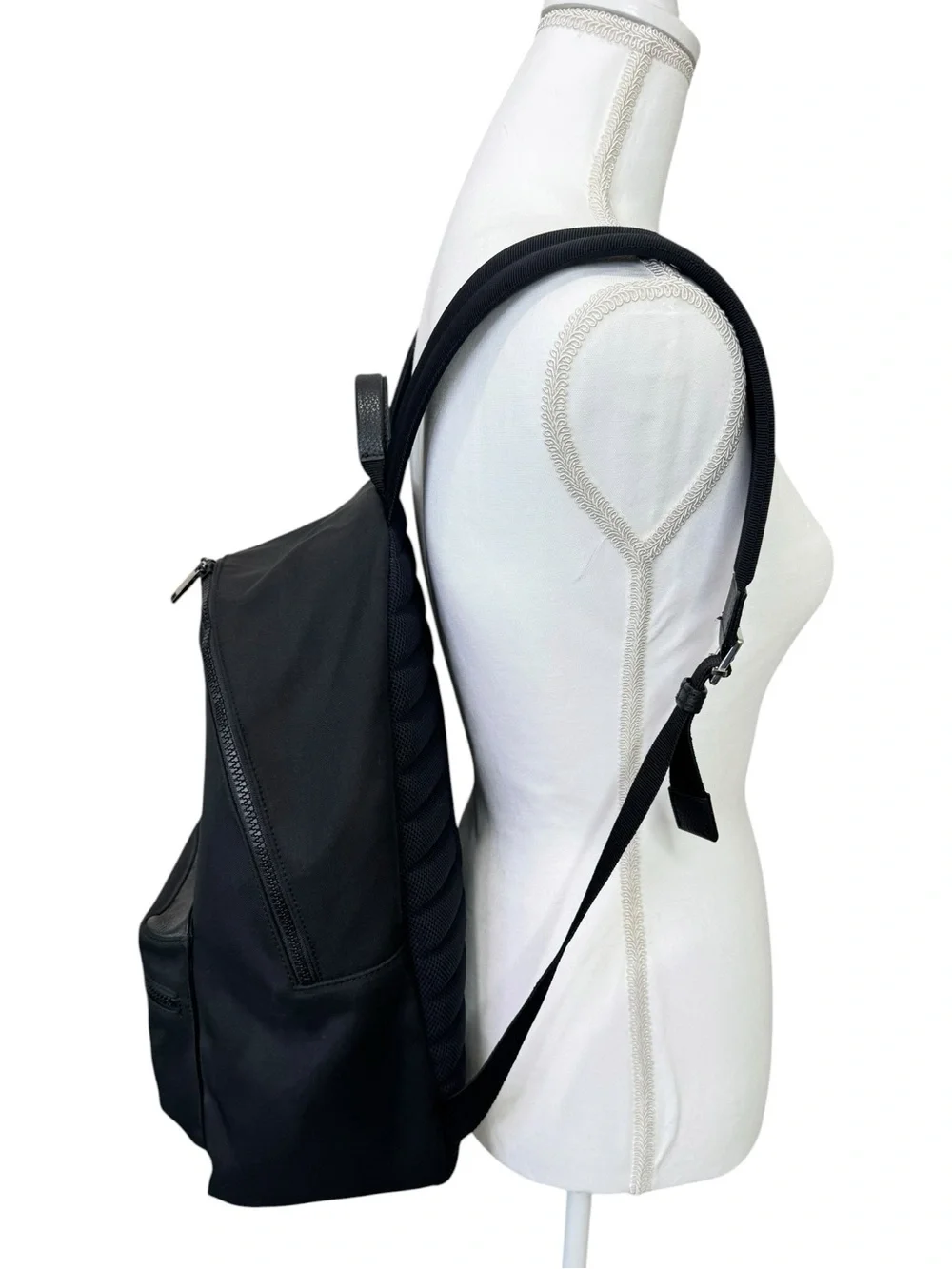 Dior x KAWS Rider Nylon Backpack with Pink Bee Limited Edition 2019 Black Whitw